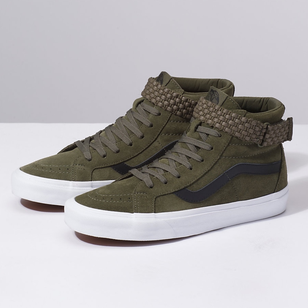 VANS Woven SK8-Hi Reissue Strap Men's Leather Shoe